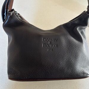 Dooney & Bourke Brown Pebbled Leather Bag